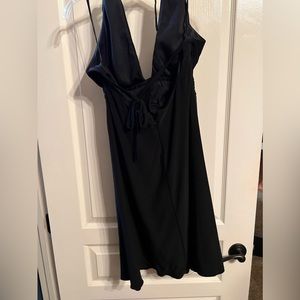 Sexy black cocktail dress